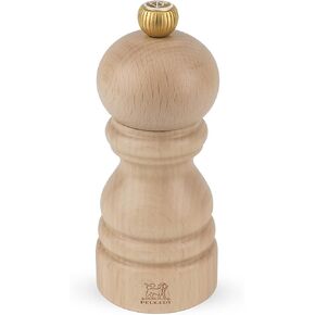 Peugeot - Peugeot - Paris Manual Salt Mill - Classic Adjustable Grinder - Beechwood, Natural 7 Inch