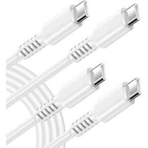 USB C to Type C Phone Charger Cable Android Charger Fast Charging Power Cord 2Pack 6FT Auto Car Charge Long Wire for Samsung Galaxy A14 5G Z Flip5 S24 S23 A54 A15 A13 S22 S21 FE A53 A32 A12 A52 S20