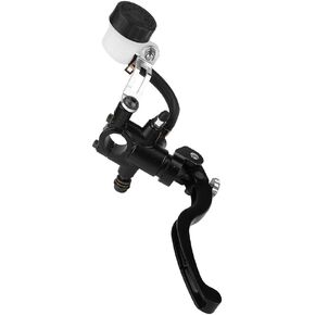 Keenso Front Brake Master Cylinder, 22mm 7/8" Universal Motorcycle Round Hydraulic Brake Cylinder Master Clutch Lever(Front Right) Master Cylinder and Parts