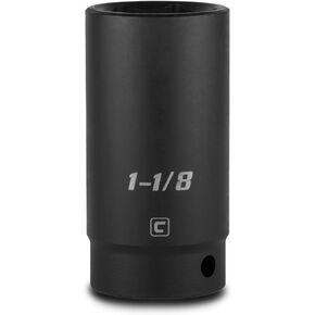 Capri Tools 1-Inch Deep Impact Socket, 1/2-Inch Drive, 6-Point, SAE