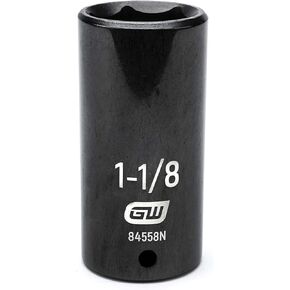 GEARWRENCH 1/2" Drive 6 Pt. Deep Impact Socket, 1-1/8" - 84558N