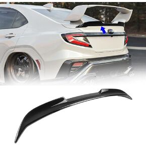 2022 2023 2024 Glossy Black V-Type Trunk Duckbill Spoiler Wing Compatible with Subaru WRX Premium Limited GT