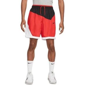 Nike DNA Men's 8" Woven Basketball Shorts (Medium, Red/Black/White)