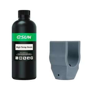 eSUN High Temp Resin, Heat Resistant Up to 280℃, 405nm UV-Curing 3D Printer Resin, High Precision for Automotive, Industrial, Medical and Dental Application on LCD 3D Printers, Magpie Grey, 1000g