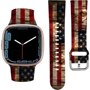 Compatible with Versa 4/Versa 3/Sense/Sense 2 Band for Women Girl, Cute Fadeless Replacement Sport Band Strap for Versa 4/Versa 3 Smartwatch