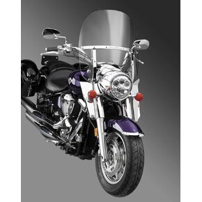 National Cycle Switchblade 2-Up Clear Windshield for 1987-2014 Honda VT1100C Sh - One Size