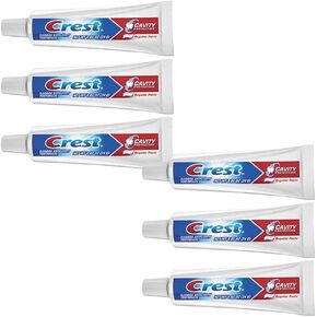 Crest Cavity Protection Regular Toothpaste, Travel Size .85 oz. (24g) - Pack of 6
