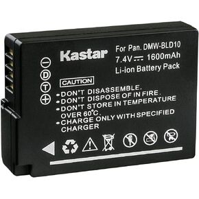 Kastar 1-Pack DMW-BLD10 Battery Replacement for Panasonic DMW-BLD10, DMW-BLD10E, DMW-BLD10PP Battery, Panasonic DE-A93 DE-A93B, DE-A94 DE-A94B Charger