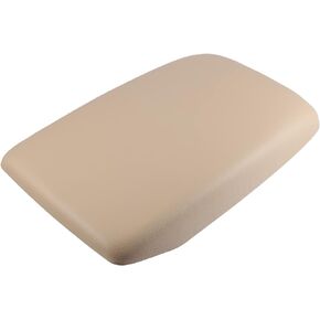 X AUTOHAUX Car Center Console Lid Armrest Seat Box Cover Protector for Toyota Highlander 2009-2014 Armrest Cover Pad Faux Leather Gray