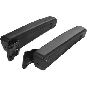 generic 1 Pair Adjustable Car Seat Armrest Adjustable Armrest Seat Arm Rest, Shock Resistant, PU Sponge, Universal Black Armrest for Automobiles Trucks, Black Armrests, generic9t5b1adncg