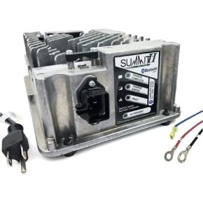 Lester Summit Series II Battery Charger 650W 36/48V, 5/16-in Ring Terminals with QD Lockout, 6 Ft