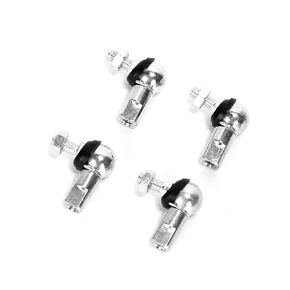 4pcs Rod End Ball Bearing Stud with Dust Plug (M6 x 1.0,Right Rotation) Angle Linkage Ball Joint Replacement for Air Spring (M6, 4pcs-RH)
