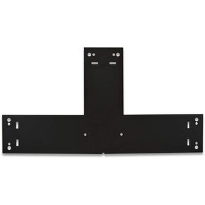 Ozco 56645 Truss Base Fan T Plate, Black Galvanized Steel, Structural Wood Connector (1 per Pack)