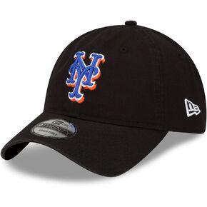 New Era 100% Authentic Exclusive New York Mets Black or Blue Team Classic 9twenty Hat (Black)
