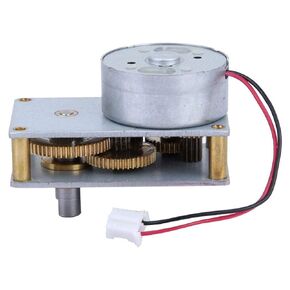 Garosa 3-12V DC Motor Reversible Metal Gear Box Motor Speed Reduction Motor Zone Valve Speeds Reduction Motor Valve Gear Motor 27RPM,Geared Motor