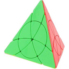 Willking Petal Pyraminx Speed Cube Pyramid 3X3 Stickerless Puzzle Cube Triangle Puzzle Magic Cube in Kuwait