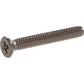 Stainless Steel 825540 Flat Head Phillips Machine Screw, 10-32-Inch x 1-1/4-Inch, 100-Pack, 1.25 inches