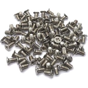 M3x6mm Phillips Screws 304 Stainless Steel Flat Head Machine Screws Countersunk Screw (100 Pcs) in Kuwait