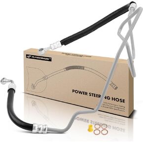 A-Premium Power Steering Hose Pressure Hose Line Assembly Compatible with Volkswagen Jetta 2002-2004 Golf 2003-2005 2.8L Pump To Gear/Rack Pinion