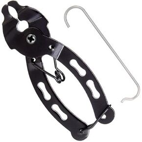 كماشة ربط الدراجة من SYCOOVEN، كماشة ربط سلسلة الدراجة الجبلية، أداة إزالة 2 في 1 زردية فتاحة أقرب، متوافقة مع إصلاح سلاسل الدراجات بجميع السرعات (أسود) in Kuwait