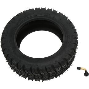 Electric Scooter Tire, 11inch Rubber Shock Absorption Widen Thicken Replacement Off Road Tyre Rubber Out Tire with Inflatable Nozzle for 100/65-6.5 Wheel E Scooters