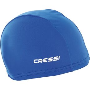 Cressi Super Stretch Swim Cap, blue