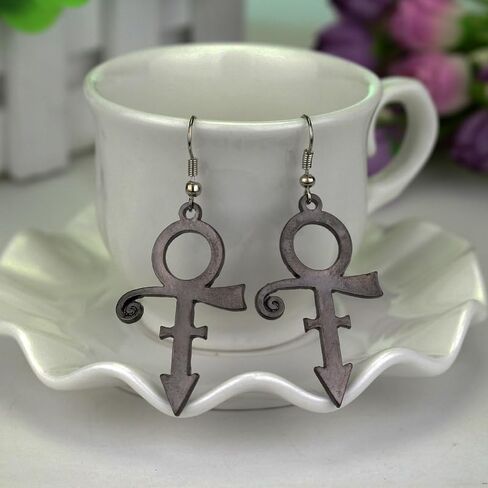 Punk Stylish Personalized Cartoon Music Note Earrings for Women Girls Symbols Rock Band Symbol Earrings Music Lover Gothic Jewelry Unique Fashion Music Symbols Rock Band Symbol Earrings in Saudi Arabia
