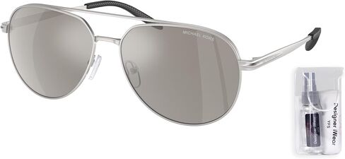 Michael Kors MK1142 Pilot Sunglasses for Men + BUNDLE With Designer iWear Complimentary Eyewear Kit in Saudi Arabia