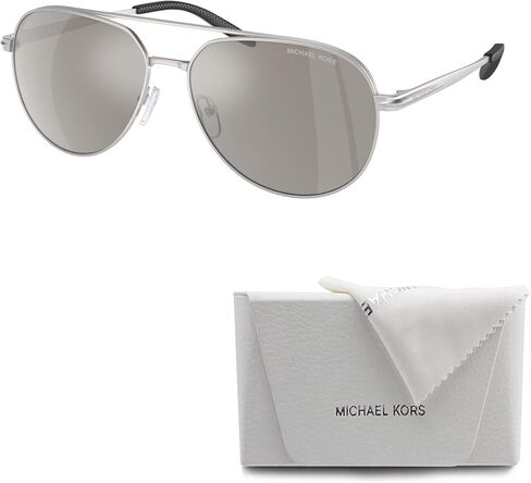 Michael Kors MK1142 Pilot Sunglasses for Men + BUNDLE With Designer iWear Complimentary Eyewear Kit in Saudi Arabia