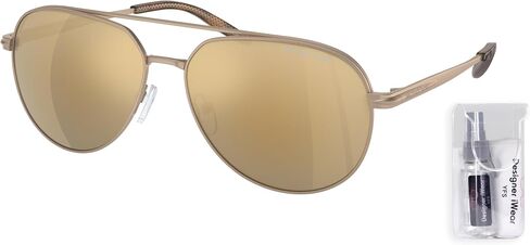 Michael Kors MK1142 Pilot Sunglasses for Men + BUNDLE With Designer iWear Complimentary Eyewear Kit in Saudi Arabia