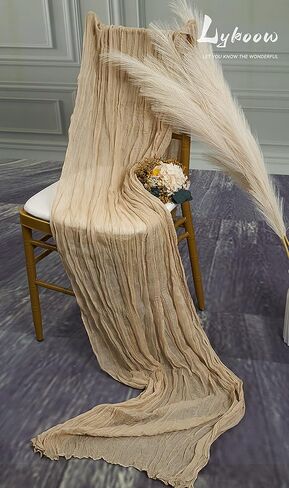 15 Packs Cheesecloth Table Runner Orange,10 Ft Burnt Orange Rustic Gauze Boho Wedding Table Runner Decoration,Wedding Table Decor Table Cloth for Wedding Party Bridal Shower Table,21.5x120in in Saudi Arabia