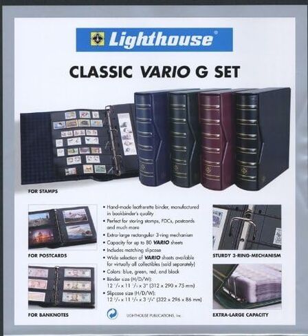 Lighthouse Vario-G Classic Binder with Slipcase, Hunter Green in Saudi Arabia