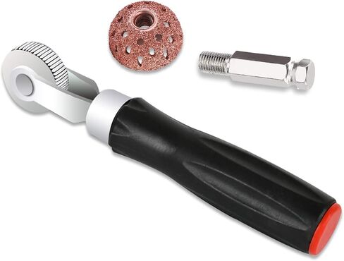 ASUBHA Tire Repair Patch Tools, Tire Buffing Wheels, 38mm Tungsten Steel Buffing Wheel with Tire Patch Roller Scraping Cutter for Car Tire Grinding Polishing Accessories Kit in Saudi Arabia