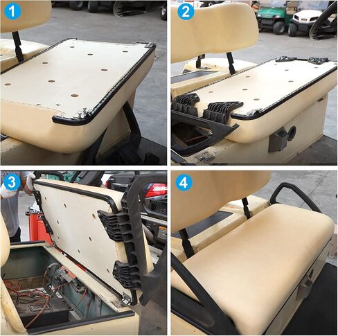 Roykaw Golf Cart Front Seat Bottom Cushion Assembly for Club Car DS 2000.5-up Gas & Electric Models in Saudi Arabia