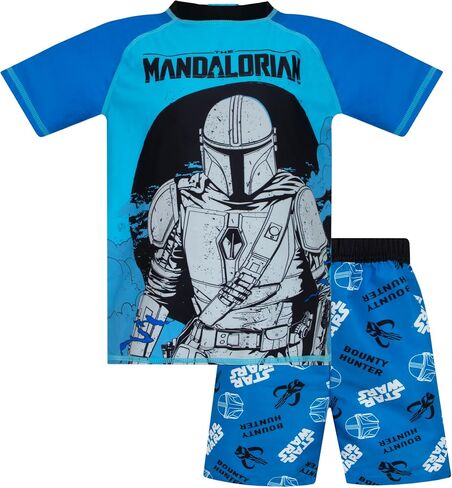 STAR WARS Swimset | Boys The Mandalorian Swim Set | Two Piece Swimwear for Kids in Saudi Arabia