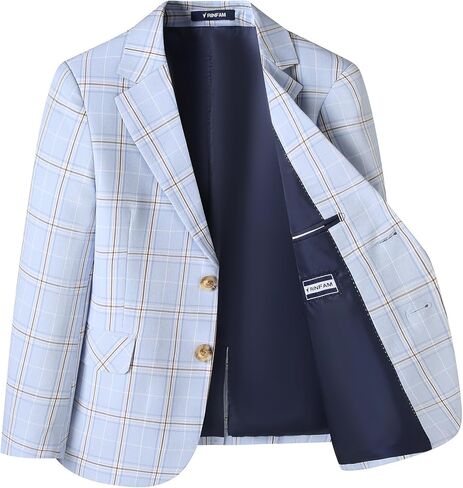 الأولاد بذلة سهرة حجم 4-16 منقوشة شريطية فستان بدلة سترة للأولاد 3 قطعة تويد مقلمة سليم صالح الدعاوى مجموعة in Kuwait