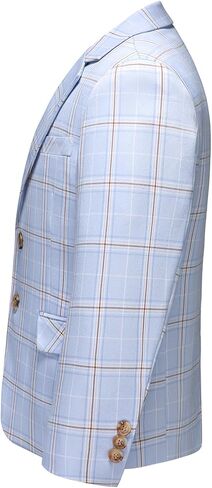 الأولاد بذلة سهرة حجم 4-16 منقوشة شريطية فستان بدلة سترة للأولاد 3 قطعة تويد مقلمة سليم صالح الدعاوى مجموعة in Kuwait