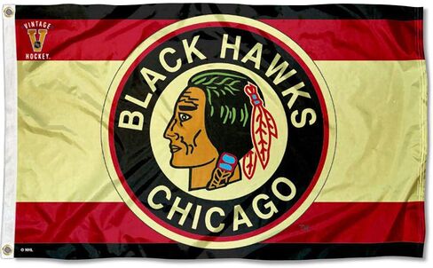 علم شيكاغو بلاك هوكس العتيق in Kuwait