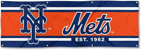 New York Mets Large 2x6 Foot Banner in Saudi Arabia