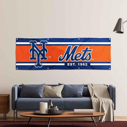 New York Mets Large 2x6 Foot Banner in Saudi Arabia