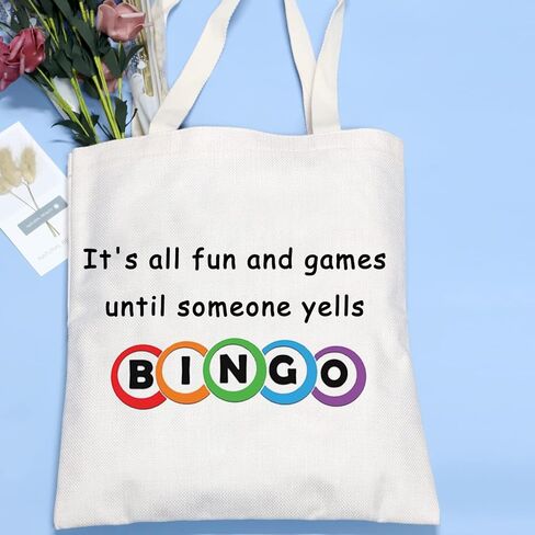 Bingo Lover Gambler Gift Bingo Makeup Bag Bingo Cosmetic Bag Organizer Pouch Bingo Player Gift in Saudi Arabia