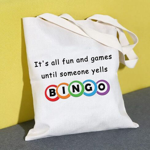 Bingo Lover Gambler Gift Bingo Makeup Bag Bingo Cosmetic Bag Organizer Pouch Bingo Player Gift in Saudi Arabia