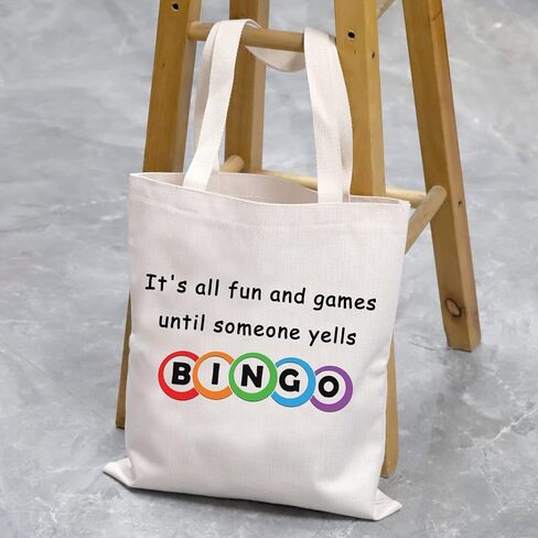 Bingo Lover Gambler Gift Bingo Makeup Bag Bingo Cosmetic Bag Organizer Pouch Bingo Player Gift in Saudi Arabia