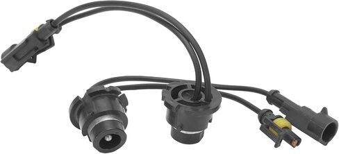 Aramox Lamp Socket Adapter Wire, Lamp Socket Adapter Wire D2S/D4S Ballasts to for HID Bulbs Conversion Wiring Harness Converter (Black) in Saudi Arabia