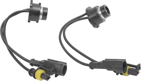 Aramox Lamp Socket Adapter Wire, Lamp Socket Adapter Wire D2S/D4S Ballasts to for HID Bulbs Conversion Wiring Harness Converter (Black) in Saudi Arabia