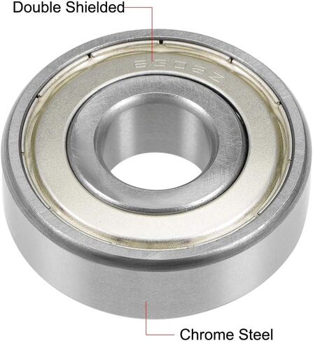 uxcell 6302ZZ Deep Groove Ball Bearing 15x42x13mm Double Shielded Chrome Steel Bearings 2-Pack in Saudi Arabia