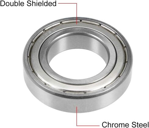 uxcell 6302ZZ Deep Groove Ball Bearing 15x42x13mm Double Shielded Chrome Steel Bearings 2-Pack in Saudi Arabia