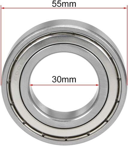 uxcell 6302ZZ Deep Groove Ball Bearing 15x42x13mm Double Shielded Chrome Steel Bearings 2-Pack in Saudi Arabia