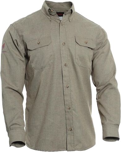 DRIFIRE TECGEN Select FR Work Shirt, Flame Resistant, X-Large, Grey, TCG01150222 in Saudi Arabia