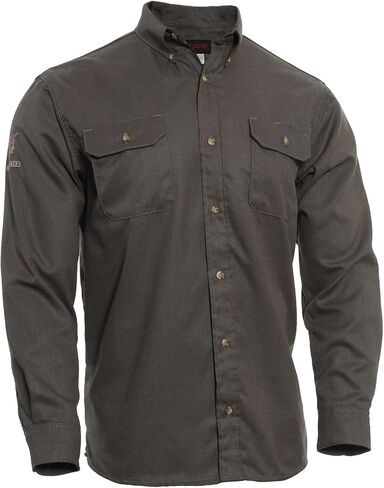 DRIFIRE TECGEN Select FR Work Shirt, Flame Resistant, X-Large, Grey, TCG01150222 in Saudi Arabia